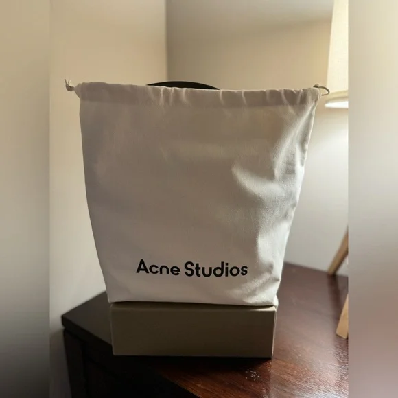 Acne Studios Musubi Mini Bag Shoulder Bag Grey - Picture 13 of 13